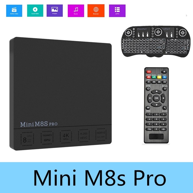 Mini M8S Pro - chạy video siêu nhanh, xem phim, lướt web thả ga