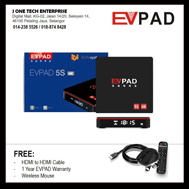 EV PAD 5S truyền hình nước ngoài lõi 8 mạnh mẽ 2020 với Gam 2GB, Rom 16GB, Wifi 2 băng tầng