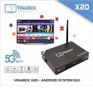 	VINABOX X20 – PHIÊN BẢN CAO CẤP RAM 4GB và ROM 32G, MẪU VINABOX MỚI NHẤT NĂM 2020 TÌM KIẾM GIỌNG NÓI, ANDROID 10 SIÊU MƯỢT